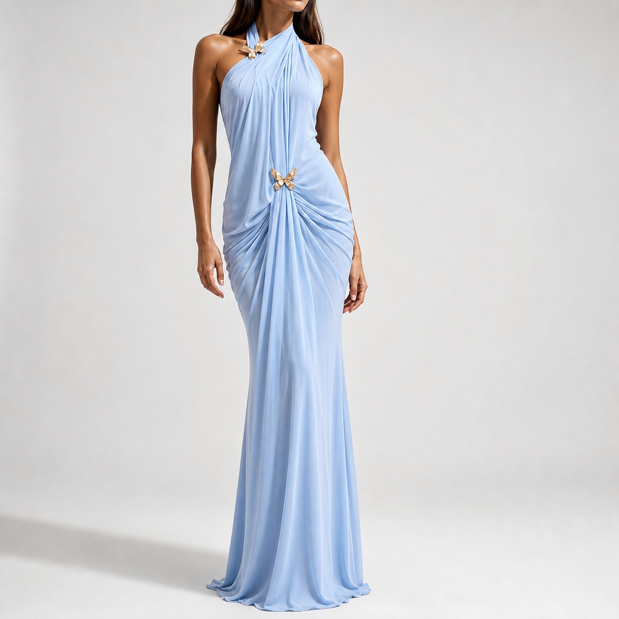 Elegancka damska sukienka maxi – Maxi Dress Halter recenzja i cena